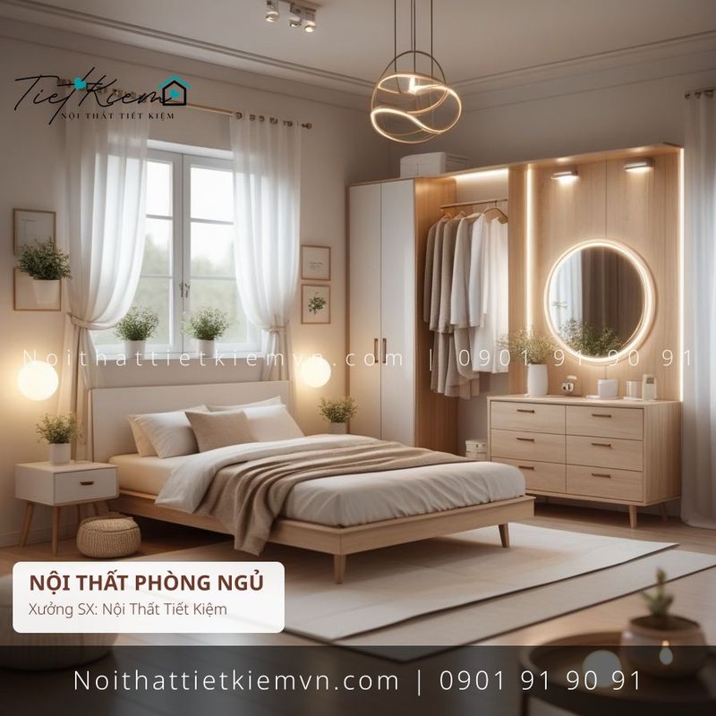 Giường Ngủ đẹp giá rẻ tại Nội Thất Tiết Kiệm HCM 39+ mẫu giường giá rẻ MDF cho gia đình - Giường Ngủ - Nội Thất Tiết Kiệm