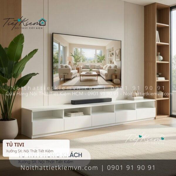 39+ mẫu tủ tivi treo tường giá rẻ đẽp 1 Kệ Tủ Tivi Nội Thất Tiết Kiệm HCM