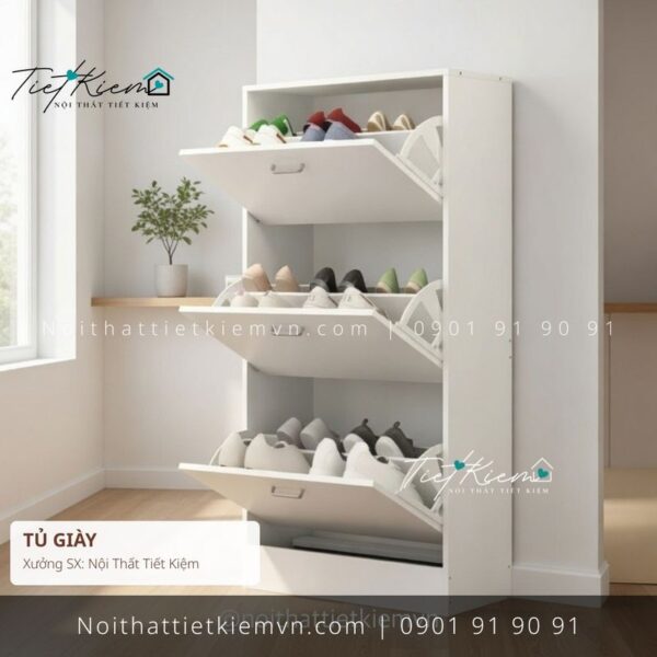 52 mau tu giay thong minh thong minh cho showroom gia re