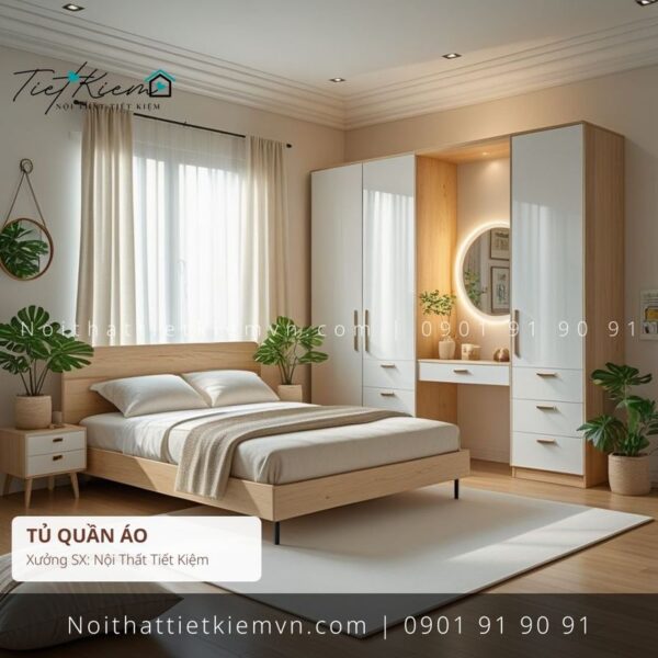 52+ mẫu tủ quần áo Thủ Đức chung cư giá rẻ 1 Tủ Quần Áo Nội Thất Tiết Kiệm HCM