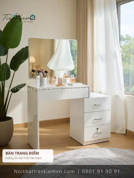 79+ bàn trang điểm cánh kính cực đẹp giá rẻ 1 Bàn Trang Điểm Nội Thất Tiết Kiệm HCM