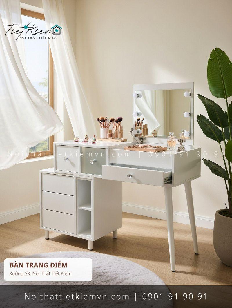 79+ bàn trang điểm có gương decor Nhật Bản giá rẻ - Bàn Trang Điểm - Nội Thất Tiết Kiệm