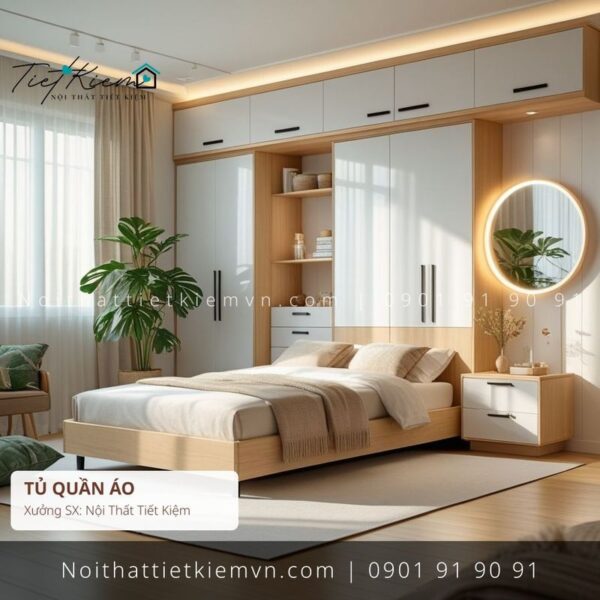 79+ mẫu tủ quần áo cánh mở Tân Bình giá rẻ 1 Tủ Quần Áo Nội Thất Tiết Kiệm HCM