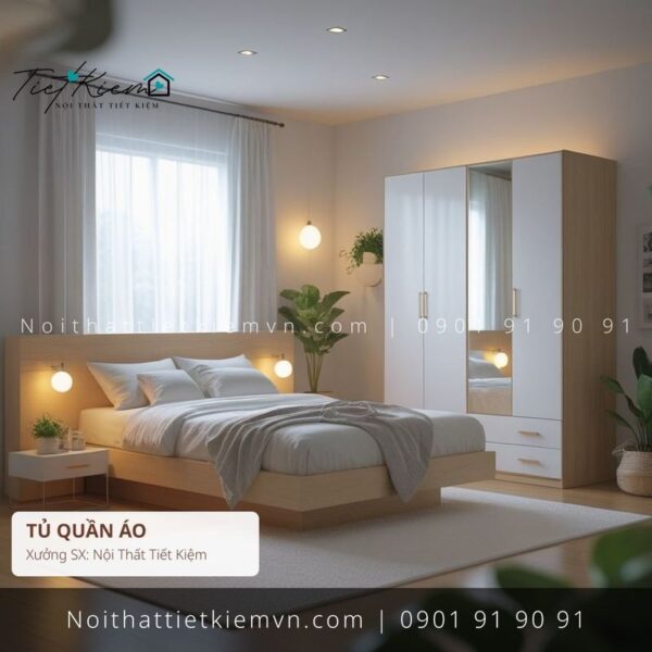 9+ mẫu tủ quần áo cánh mở quận 2 giá rẻ