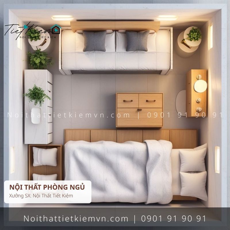 các mẫu giường 2m MDF HCM giá rẻ - Giường Ngủ - Nội Thất Tiết Kiệm