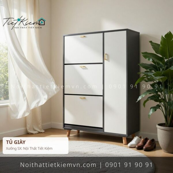 các mẫu tủ để giầy xu hướng giá rẻ
