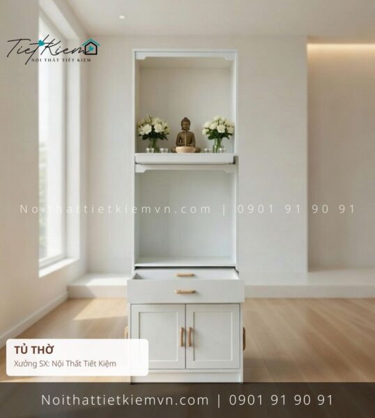 các mẫu tủ thờ gỗ đa năng đẽp giá rẻ