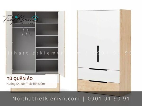 mua tủ quần áo hiện đại văn phòng HCM giá rẻ 1 Tủ Quần Áo Nội Thất Tiết Kiệm HCM
