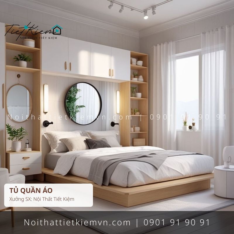 Tủ Quần Áo đẹp giá rẻ tại Nội Thất Tiết Kiệm HCM mua tủ quần áo MDF hiện đại TPHCM giá rẻ - Tủ Quần Áo - Nội Thất Tiết Kiệm