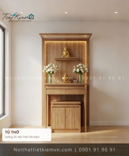 mua tủ thờ gỗ quận 2 đẽp giá rẻ