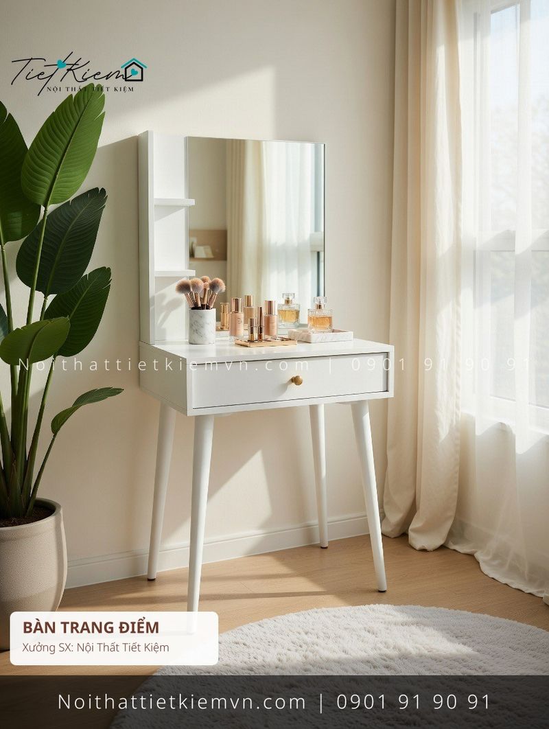 Bàn Trang Điểm đẹp giá rẻ tại Nội Thất Tiết Kiệm HCM top 3 bàn trang điểm gỗ sang trọng cho biệt thự giá rẻ - Bàn Trang Điểm - Nội Thất Tiết Kiệm
