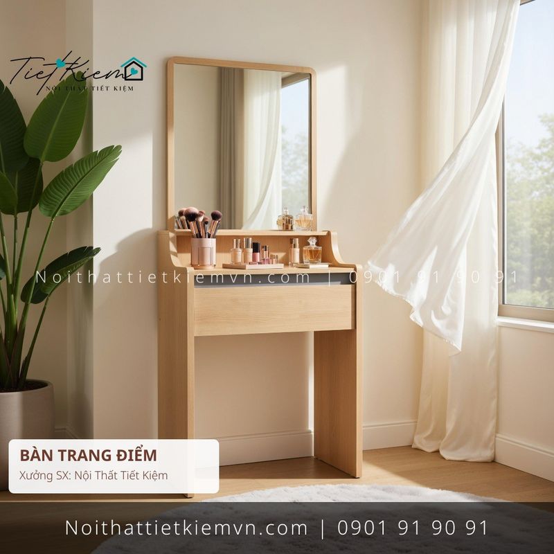 top 3 các mẫu bàn trang điểm đa năng đứng đẹp giá rẻ - Bàn Trang Điểm - Nội Thất Tiết Kiệm