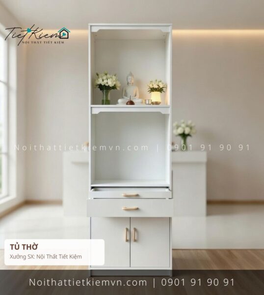 top 3 cac mau tu tho decor minimal gia re