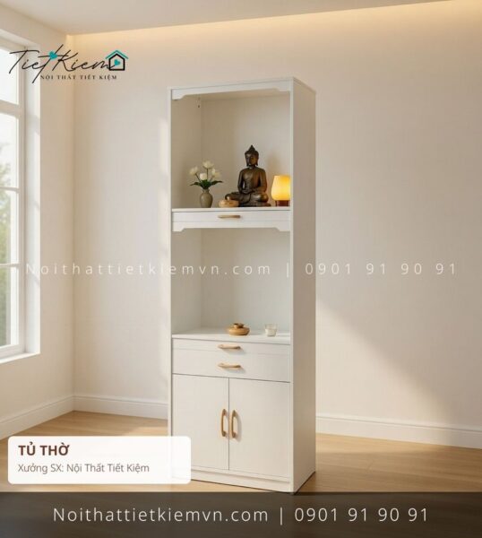 top 3 các mẫu tủ thờ tối giản đứng đẹp giá rẻ
