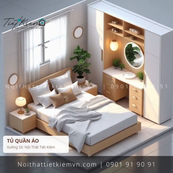 top 3 tu quan ao canh kinh 6 tang gia re