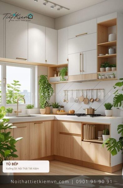 top 39 thi công tủ bếp chung cư mdf căn hộ giá rẻ