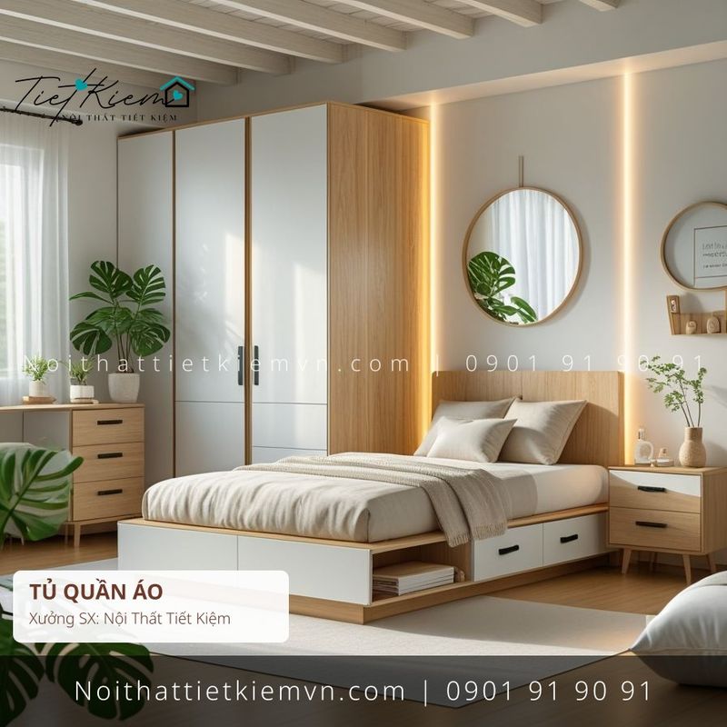 Tủ Quần Áo đẹp giá rẻ tại Nội Thất Tiết Kiệm HCM top 52 tủ quần áo cánh kính Thủ Đức giá rẻ - Tủ Quần Áo - Nội Thất Tiết Kiệm