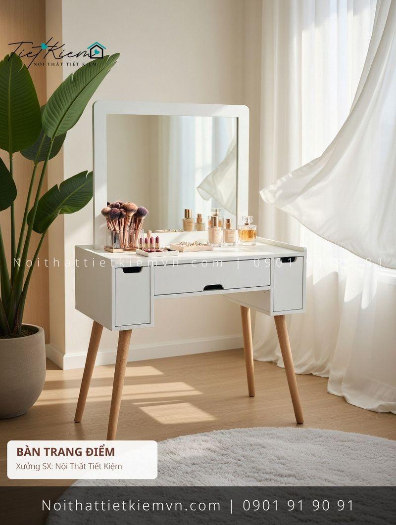 top 79 bàn trang điểm MDF nhỏ gọn cho homestay giá rẻ - Bàn Trang Điểm - Nội Thất Tiết Kiệm