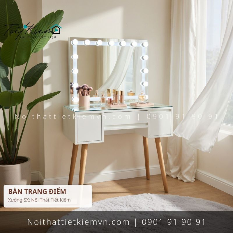 Bàn Trang Điểm đẹp giá rẻ tại Nội Thất Tiết Kiệm HCM top 99 bàn trang điểm cánh mở gỗ căn hộ giá rẻ - Bàn Trang Điểm - Nội Thất Tiết Kiệm