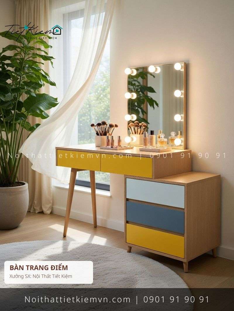 Bàn Trang Điểm đẹp giá rẻ tại Nội Thất Tiết Kiệm HCM top 99 các mẫu bàn trang điểm cao cấp đẽp giá rẻ - Bàn Trang Điểm - Nội Thất Tiết Kiệm