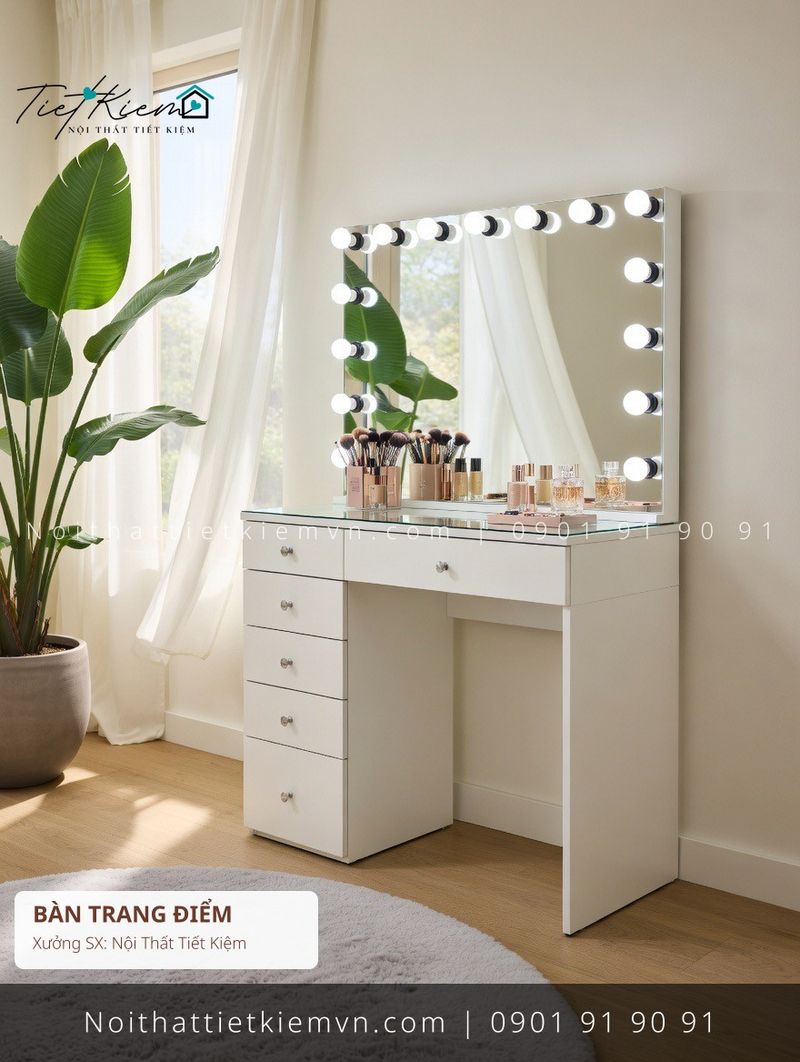 top bàn trang điểm Hàn Quốc hiện đại giá rẻ - Bàn Trang Điểm - Nội Thất Tiết Kiệm