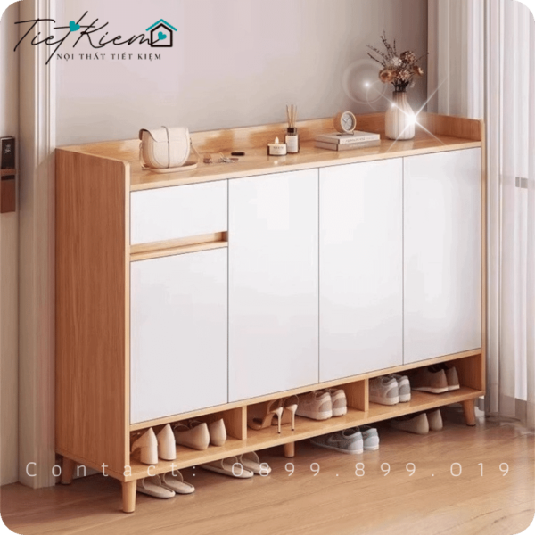 Tủ giầy cửa mở