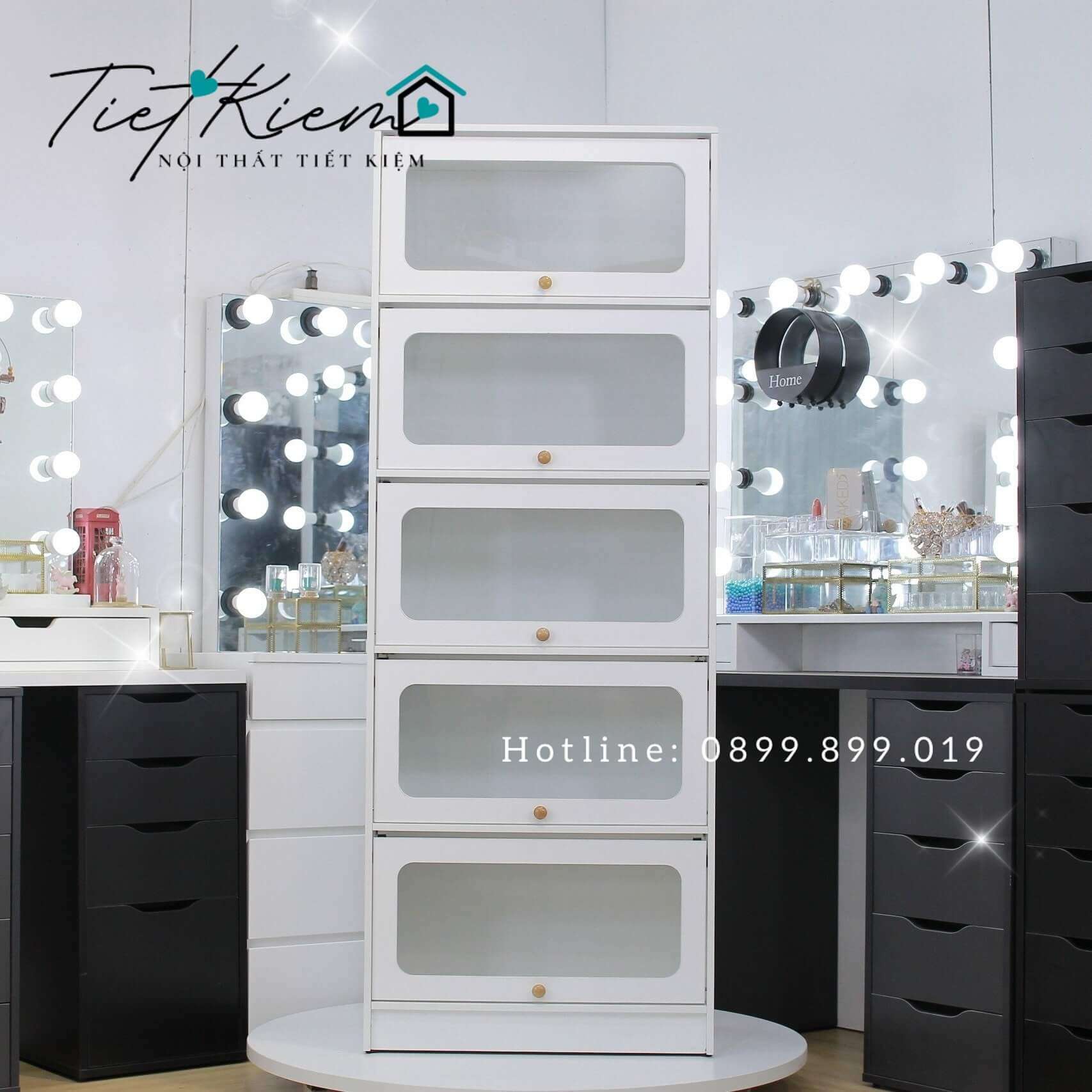 Kệ nhà bếp đẹp 5 tầng N60cm KB1122 7 ke-tu-bep-go