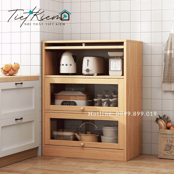 Kệ để đồ nhà bếp gỗ đa năng KB0091 7 ke-nha-bep