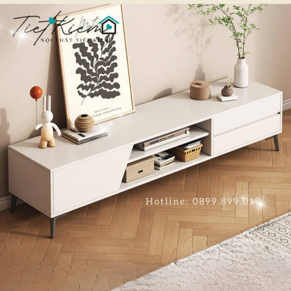 Kệ tivi gỗ hiện đại “chìa khóa” tạo điểm nhấn cho mọi phong cách bài trí 13 ke-tivi-go-hien-dai