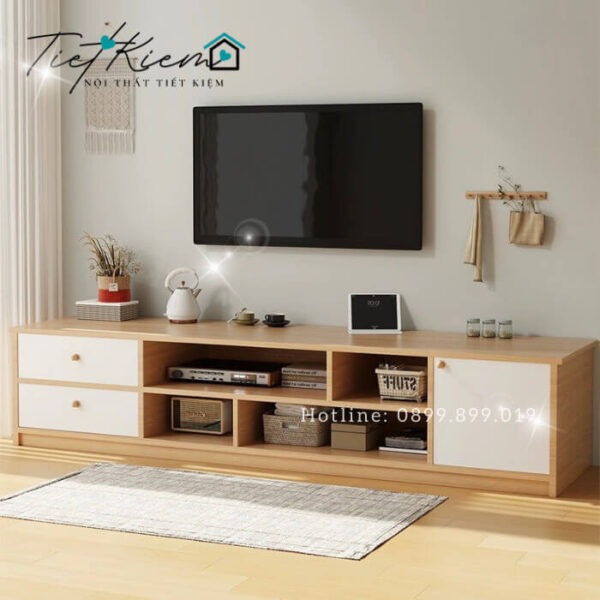 Kệ tivi gỗ hợp phong thủy thu hút tài lộc 13 ke-tivi-go-hop-phong-thuy