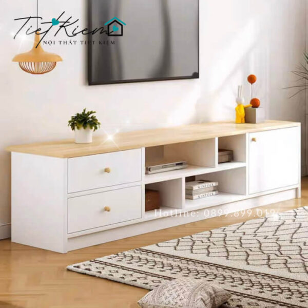 Mua kệ tivi gỗ đẹp và chất lượng ở đâu trong TPHCM 18 ke-tivi-go-dep