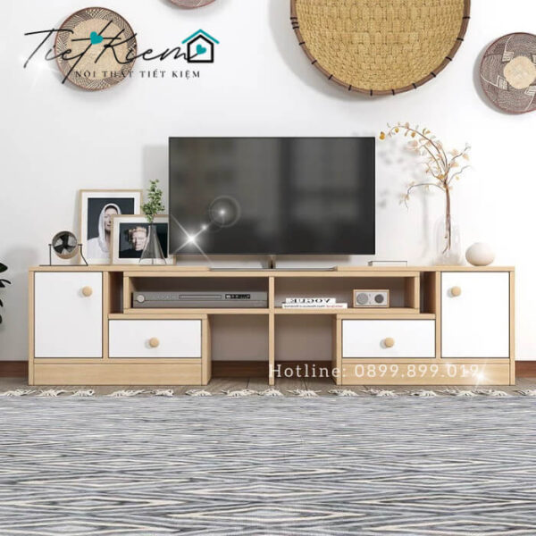 Mua kệ tivi gỗ đẹp và chất lượng ở đâu trong TPHCM 12 ke-tivi-go-dep