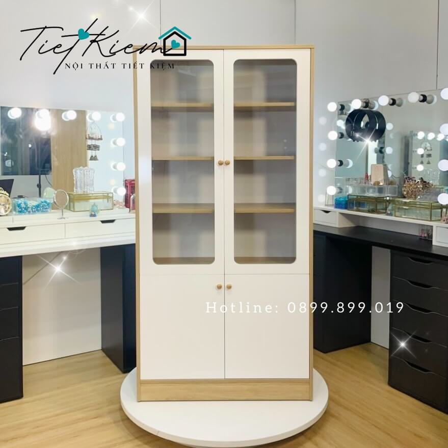 Tủ Hồ Sơ Cánh Kính HS31082 1 tu-sach