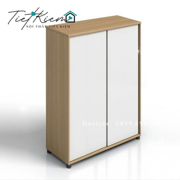 Tủ giày cửa lùa xám chì đẹp TG2517 10 tủ giày cửa lùa