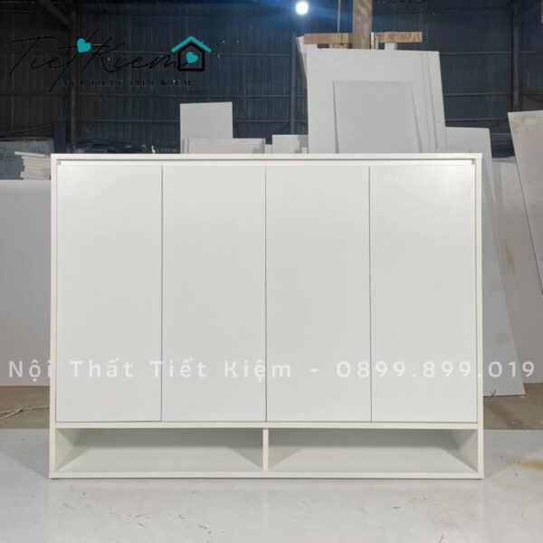 tủ giày cửa mở