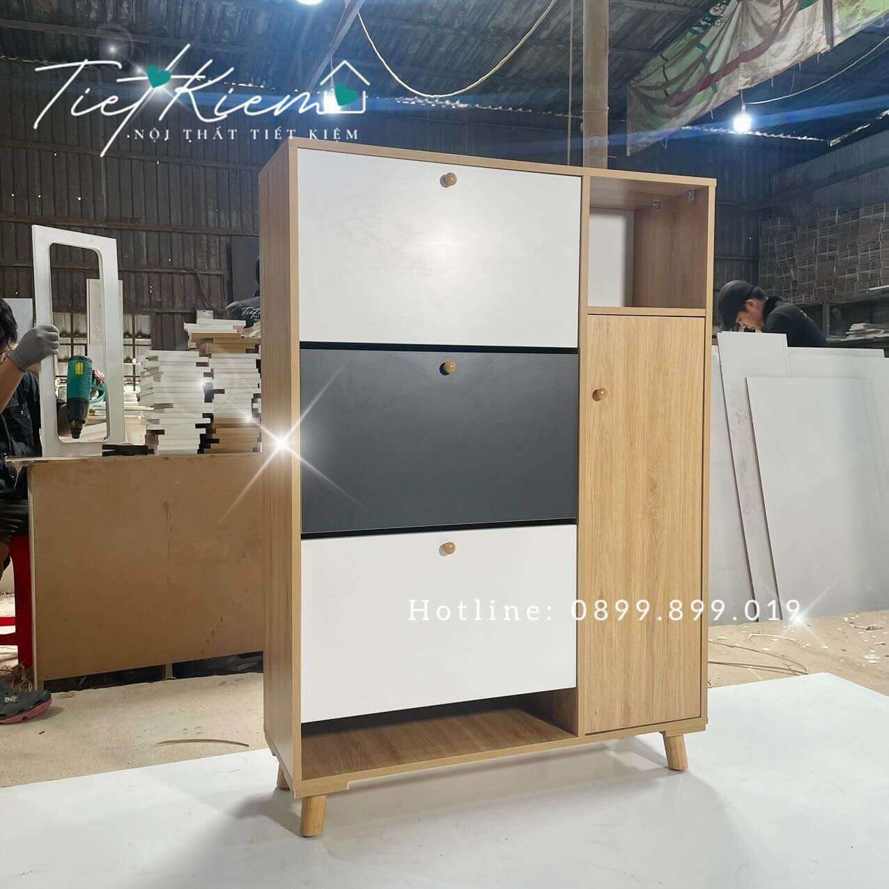 Tủ giày thông minh siêu mỏng gỗ TG119 7 tu-giay