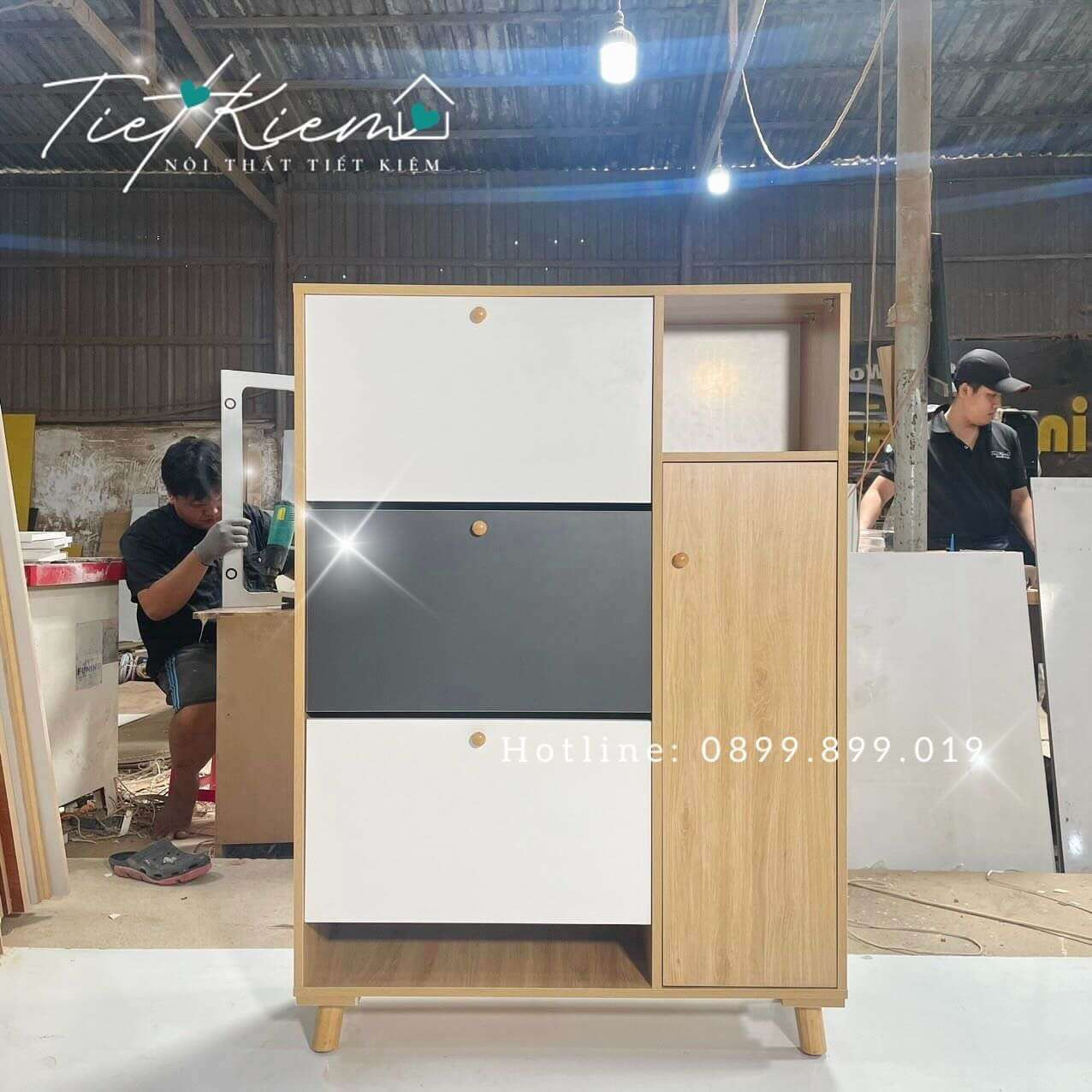 Tủ giày thông minh siêu mỏng gỗ TG119 4 tu-giay-thong-minh