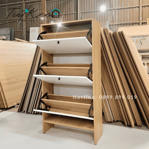 Tủ để giầy dép tiết kiệm diện tích TG28048 7 tu-giay-go